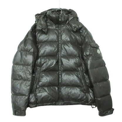 Moncler Maya Down Jacket Nylon Hooded Brown 5