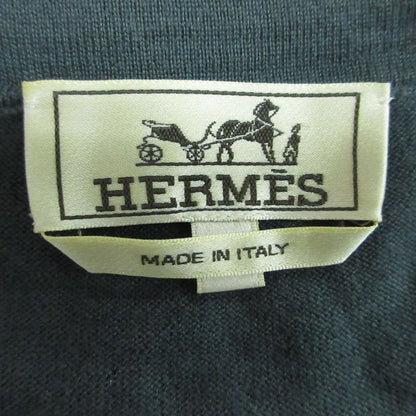 Hermes Knit Sweater Crew Neck Long Sleeve Jacquard Cashmere Blend Cotton — view 3