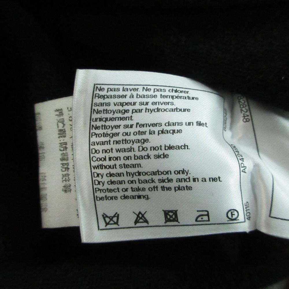 Chanel Cashmere Knit Sweater Crew Neck Long Sleeve Layered Style Moon Black 36 — view 4