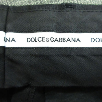 Dolce & Gabbana Linen Pants Trousers Black 48 — view 3