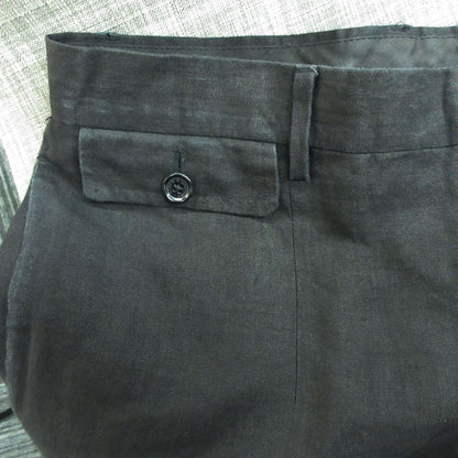 Dolce & Gabbana Linen Pants Trousers Black 48 — view 5