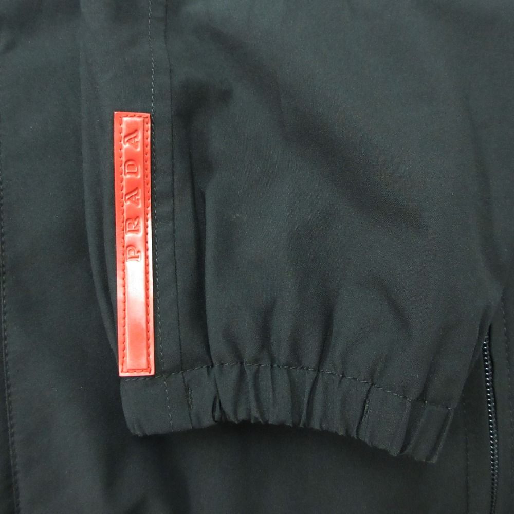 Prada Sports Mountain Hoodie Nylon Jacket Hooded Gore Tex Black 46 — view 8