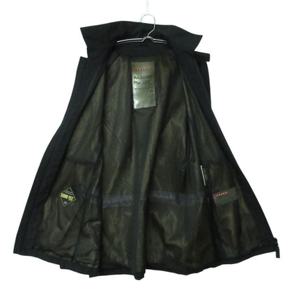 Prada Sports Mountain Hoodie Nylon Jacket Hooded Gore Tex Black 46 — view 3