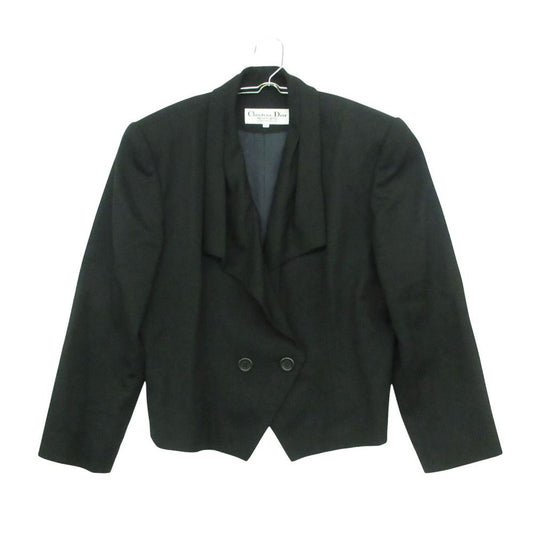 Dior Vintage Jacket Double Wool Black 13