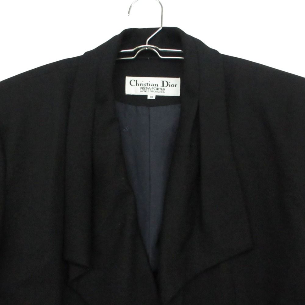 Dior Vintage Jacket Double Wool Black 13 — view 3