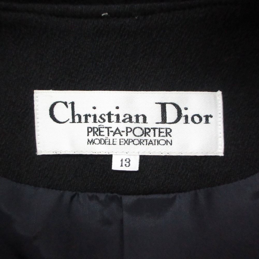 Dior Vintage Jacket Double Wool Black 13 — view 6