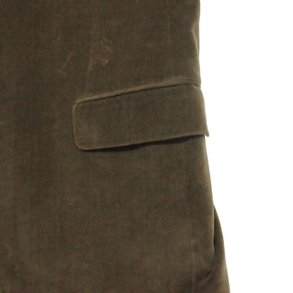 Dolce & Gabbana Tailored Jacket Leather Velour Velvet Lining Logo Allover — view 6