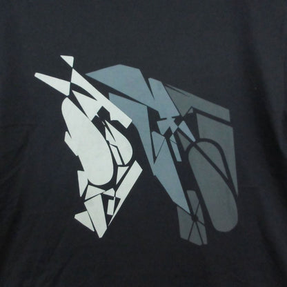 Hermes Short Sleeve T-Shirt Horse Graphic Cotton Stretch Top Navy — view 4