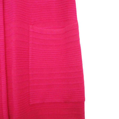 Saint Laurent Vintage Yves Knit Dress Short Sleeve Neck Gold Button Shocking — view 5