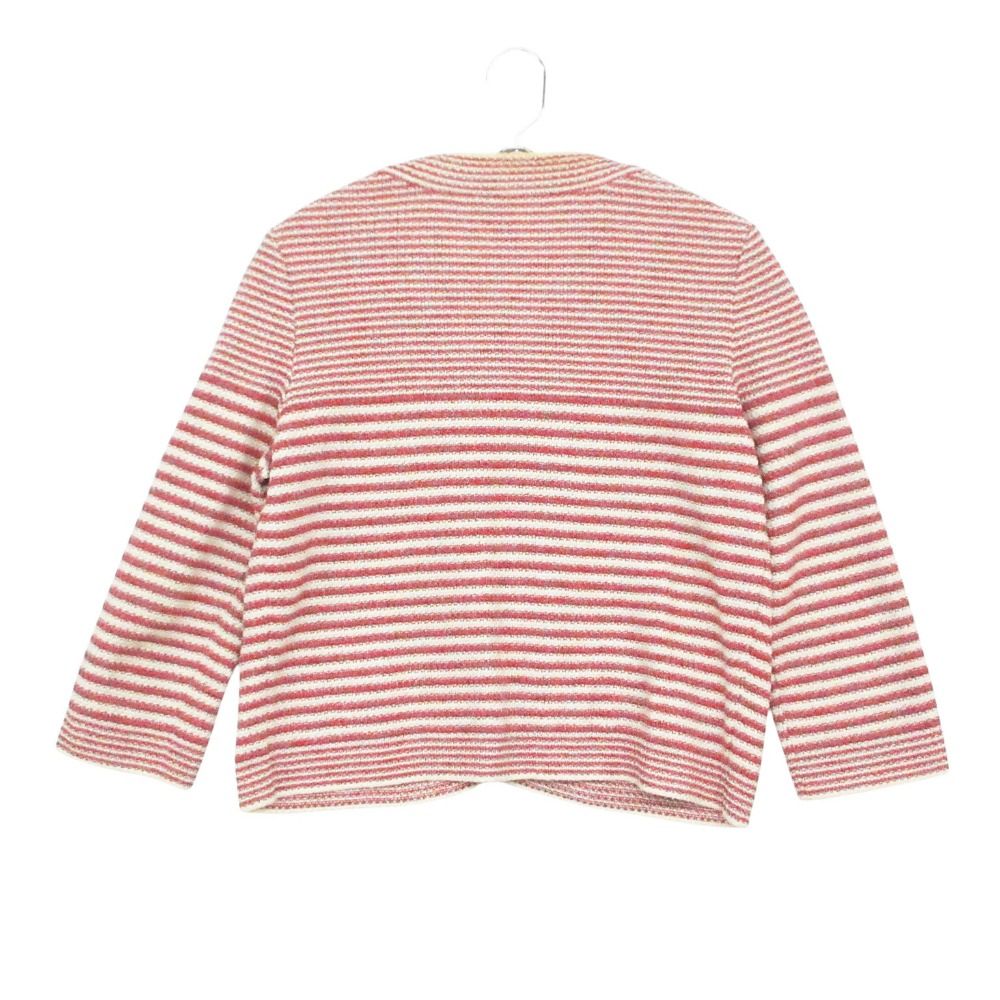Chanel Collarless Jacket Cardigan Double Button Three Quarter Sleeve Summer — view 2