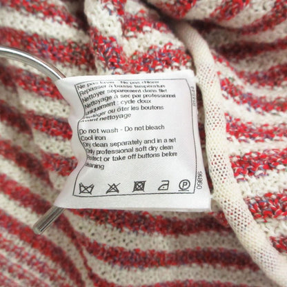 Chanel Collarless Jacket Cardigan Double Button Three Quarter Sleeve Summer — view 9