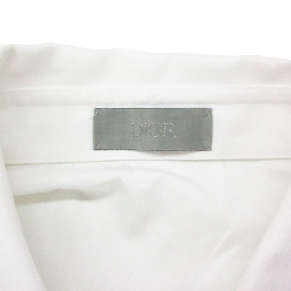Dior by Erl Long Sleeve Shirt Rabbit Patch Vintage Logo Gold Embroidery Cotton — view 6