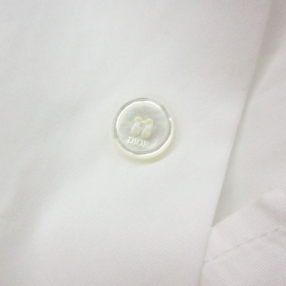 Dior by Erl Long Sleeve Shirt Rabbit Patch Vintage Logo Gold Embroidery Cotton — view 9