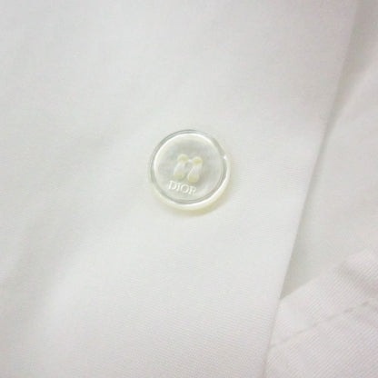 Dior by Erl Long Sleeve Shirt Rabbit Patch Vintage Logo Gold Embroidery Cotton — view 9
