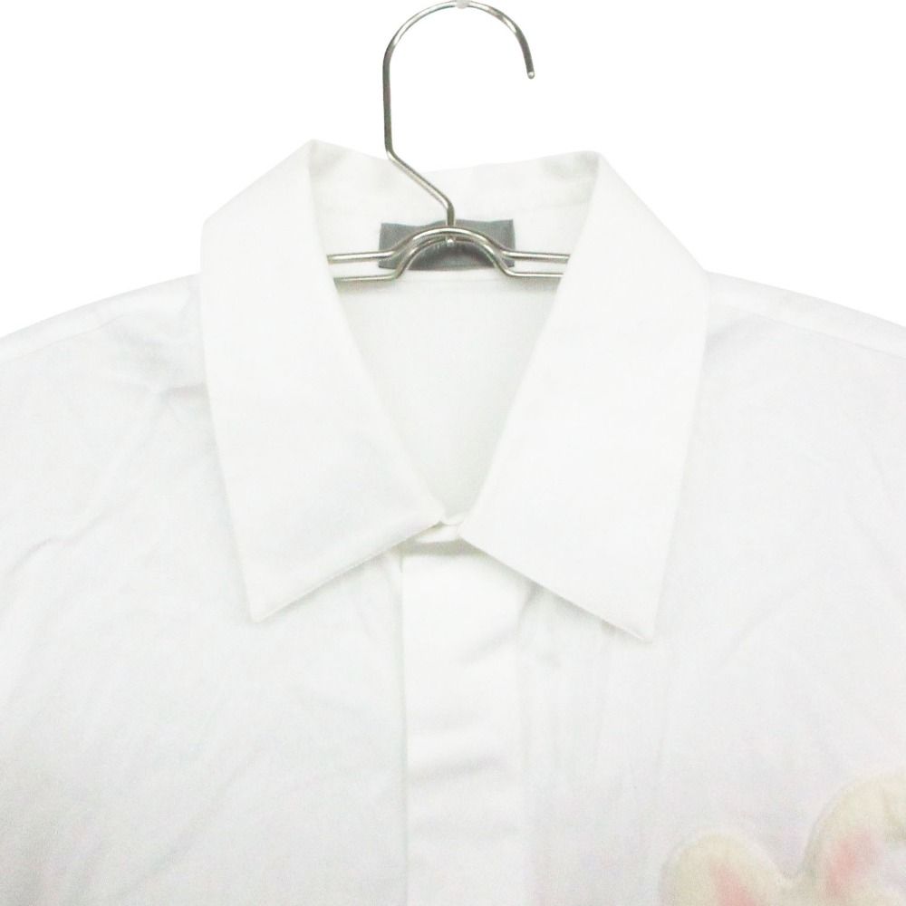 Dior by Erl Long Sleeve Shirt Rabbit Patch Vintage Logo Gold Embroidery Cotton — view 3