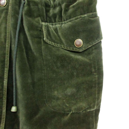 Max Mara by Weekend Mod Coat Fade Jacket Velour Velvet Green 42 — view 5