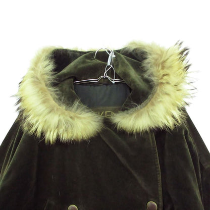 Max Mara by Weekend Mod Coat Fade Jacket Velour Velvet Green 42 — view 4