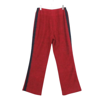 Chanel Side Line Pants Fleece Style Cotton Bordeaux 40 — view 2