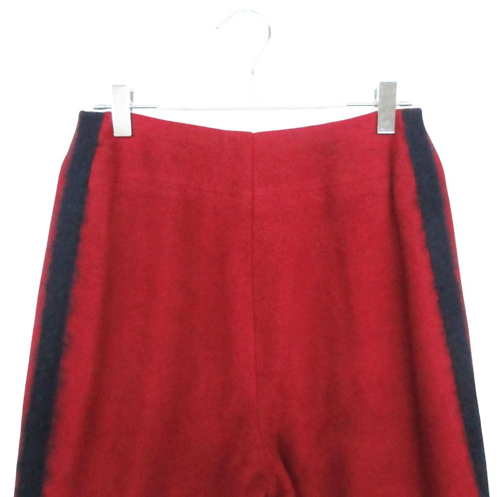 Chanel Side Line Pants Fleece Style Cotton Bordeaux 40 — view 3