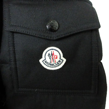 Moncler Montge Down Jacket Koyotefa Hooded Wool Black — view 5