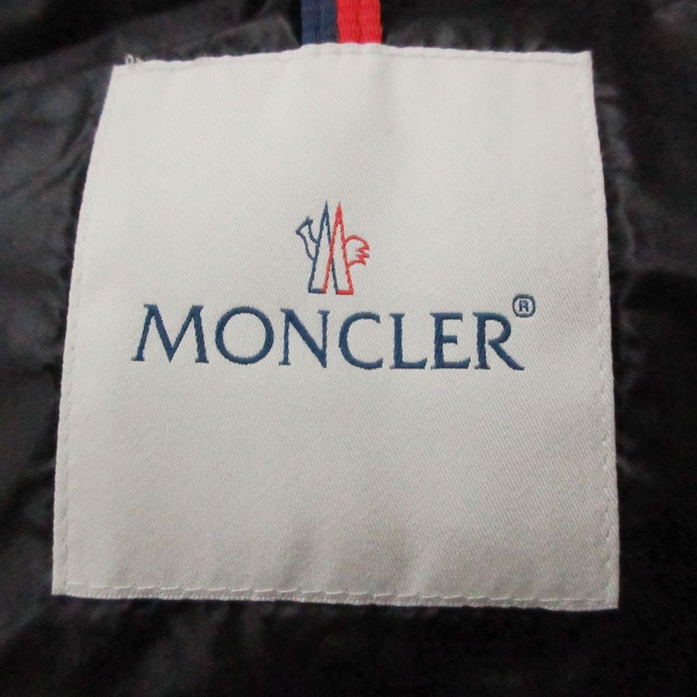 Moncler Montge Down Jacket Koyotefa Hooded Wool Black — view 7
