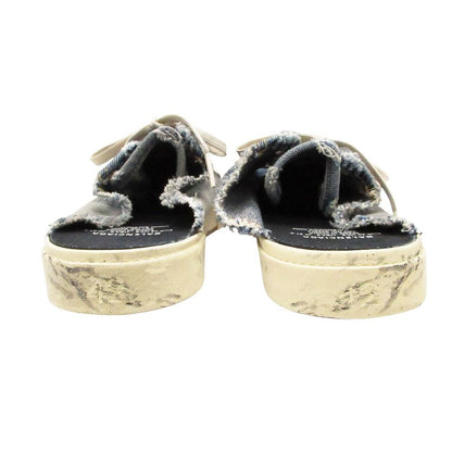 Balenciaga Mules Sneakers Denim Destroyed Cotton Shoes Indigo — view 4