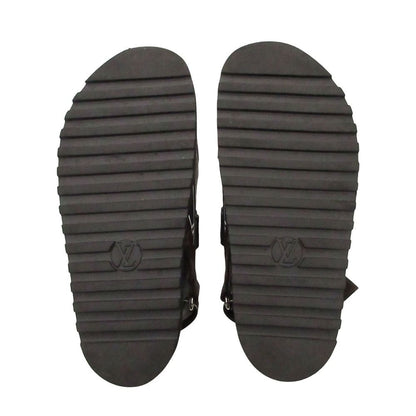 Louis Vuitton Paseo Line Sandals Sports Slides Monogram Shoes Black — view 7