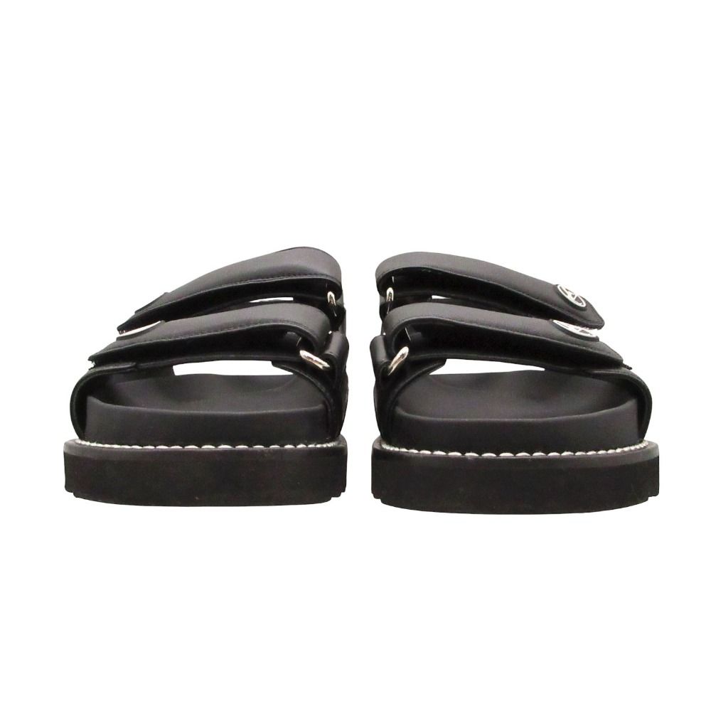 Louis Vuitton Paseo Line Sandals Sports Slides Monogram Shoes Black — view 4