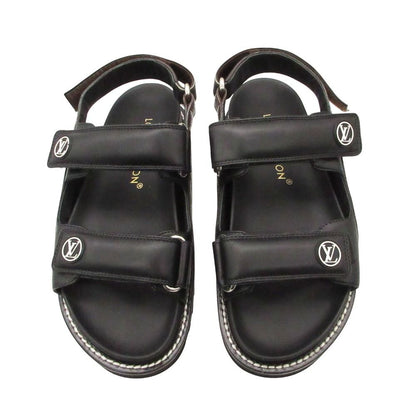 Louis Vuitton Paseo Line Sandals Sports Slides Monogram Shoes Black — view 2