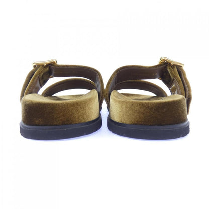 Prada Triangle Logo Slide Sandals — view 5