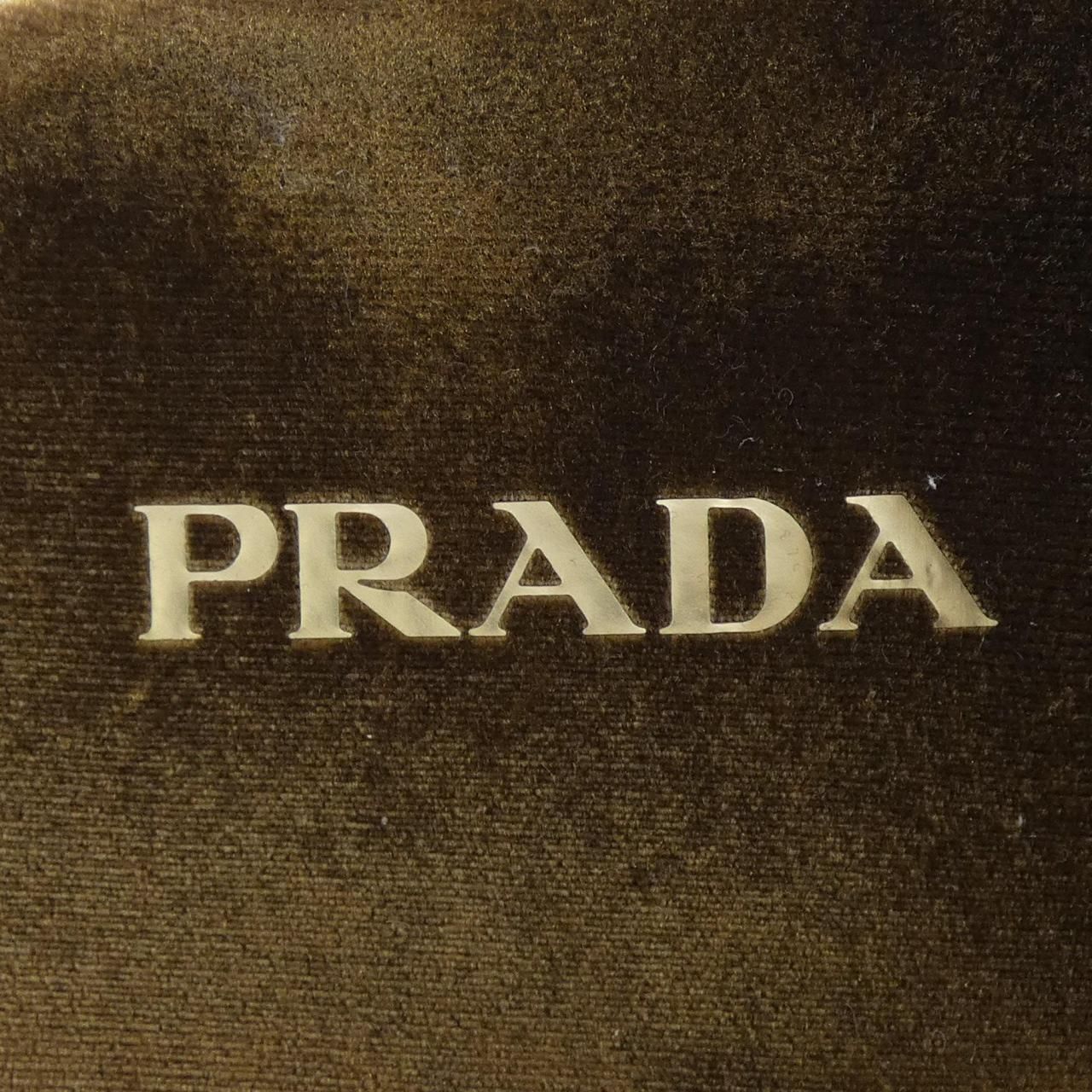 Prada Triangle Logo Slide Sandals — view 6