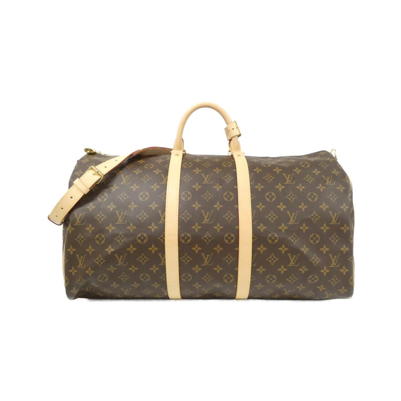 Louis Vuitton Monogram Keepall Bandouliere 55 cm Boston