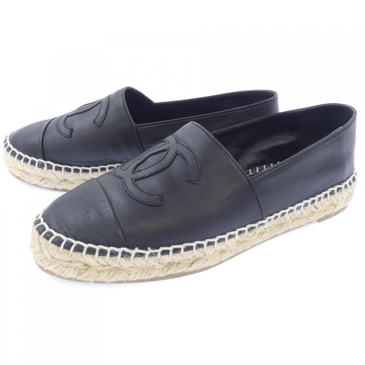 Chanel Espadrilles Shoes Black — view 3