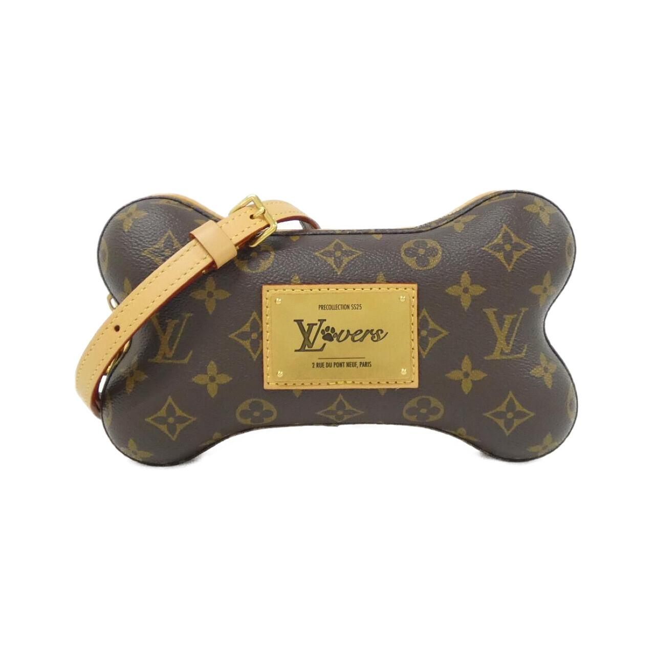 Louis Vuitton Monogram Bone Wearable Wallet Shoulder