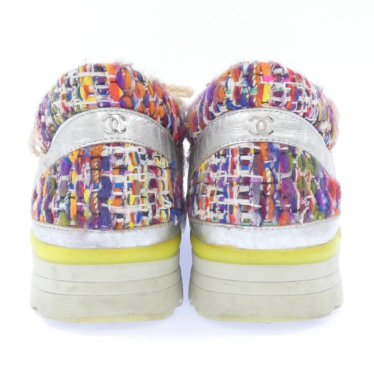 Chanel Tennis Sneakers Purple — view 5