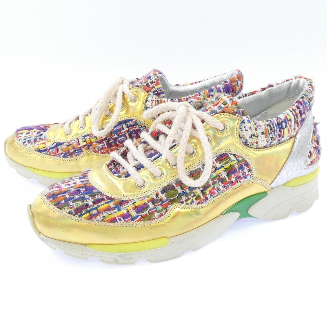 Chanel Tennis Sneakers Purple — view 3