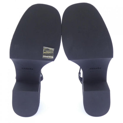 Hermes Jam Sandals Black — view 4