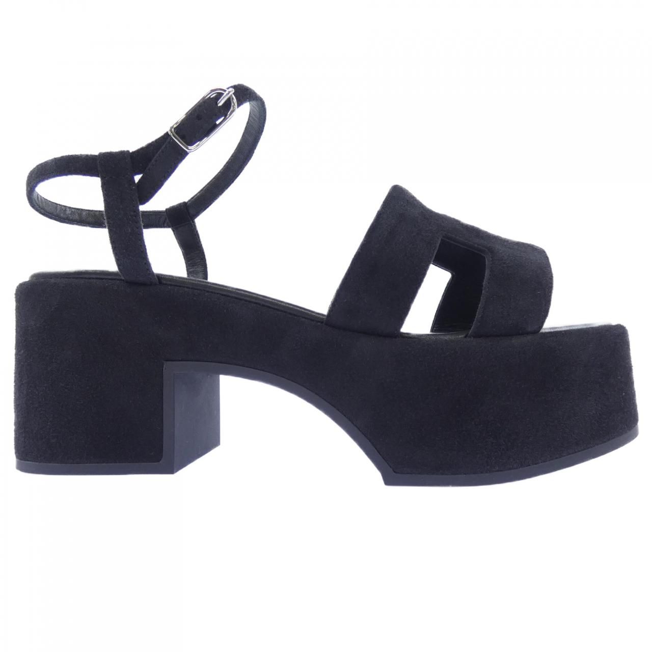 Hermes Jam Sandals Black
