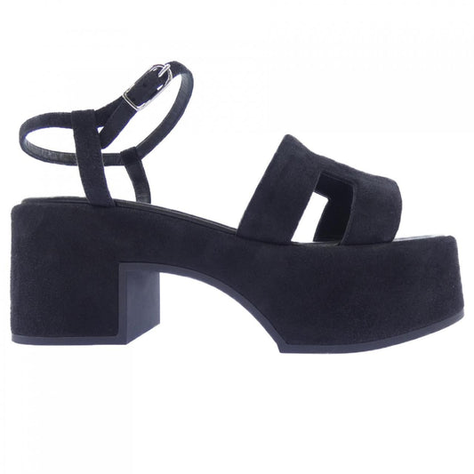 Hermes Jam Sandals Black