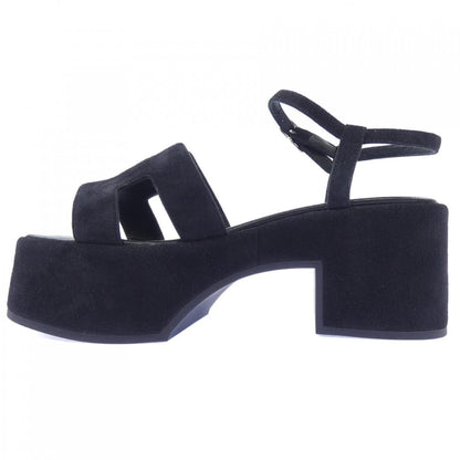 Hermes Jam Sandals Black — view 2