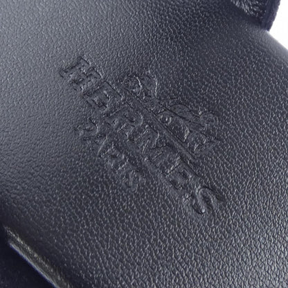 Hermes Jam Sandals Black — view 6