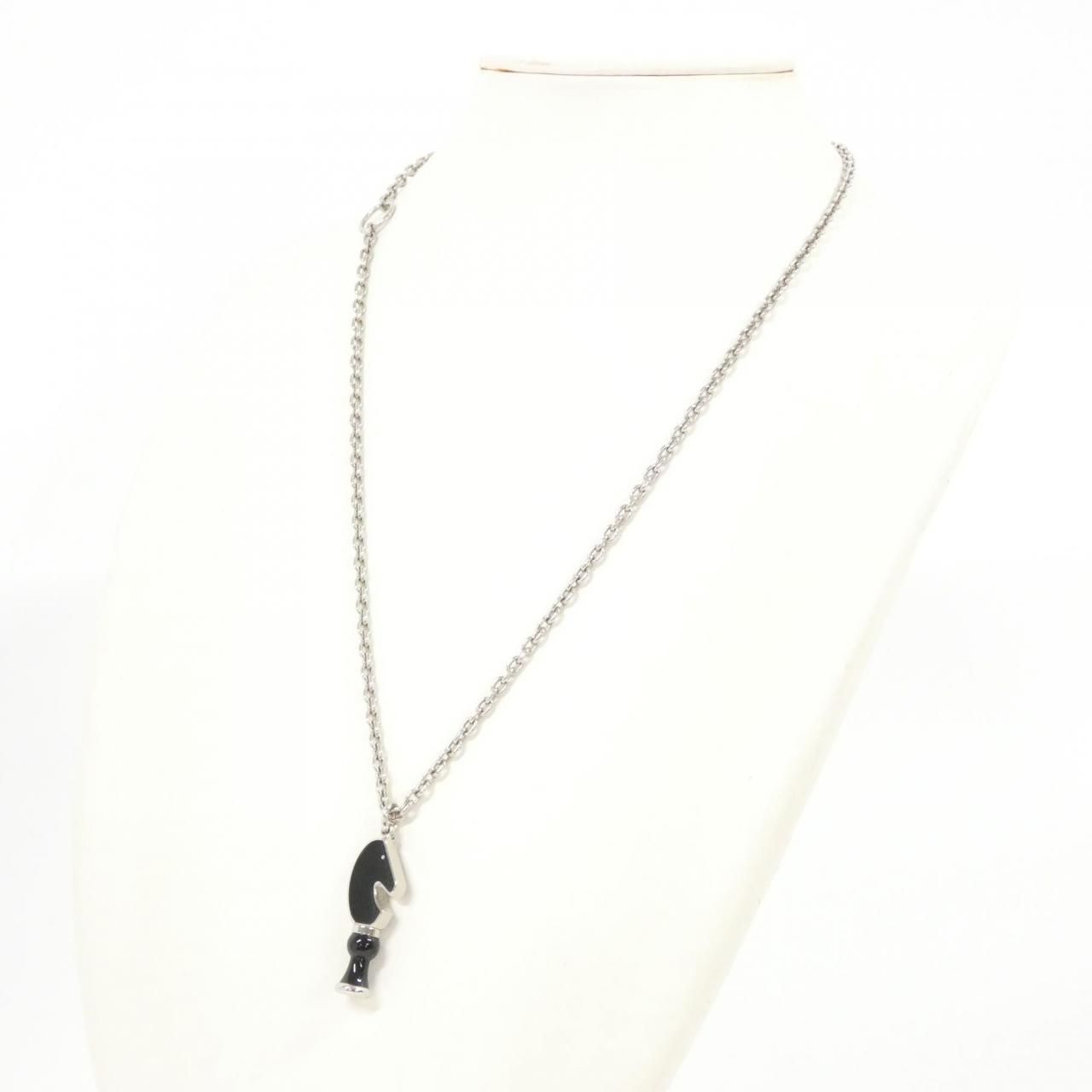 Hermes Cavalier Necklace Silver — view 4
