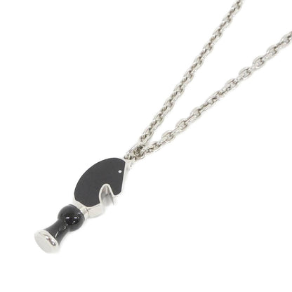 Hermes Cavalier Necklace Silver