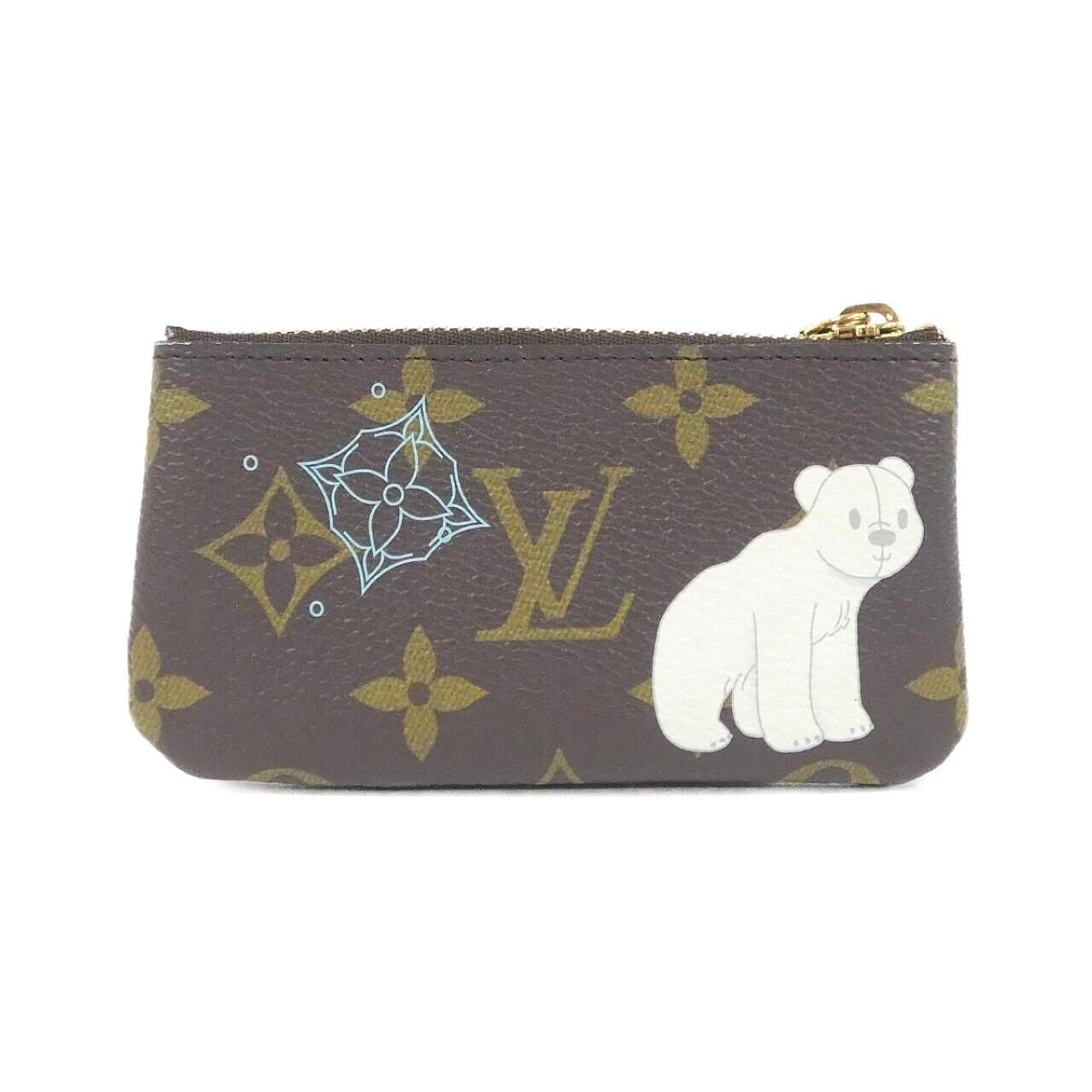 Louis Vuitton Monogram Card Key Case Pochette Cles Coin & Key Holder — view 2