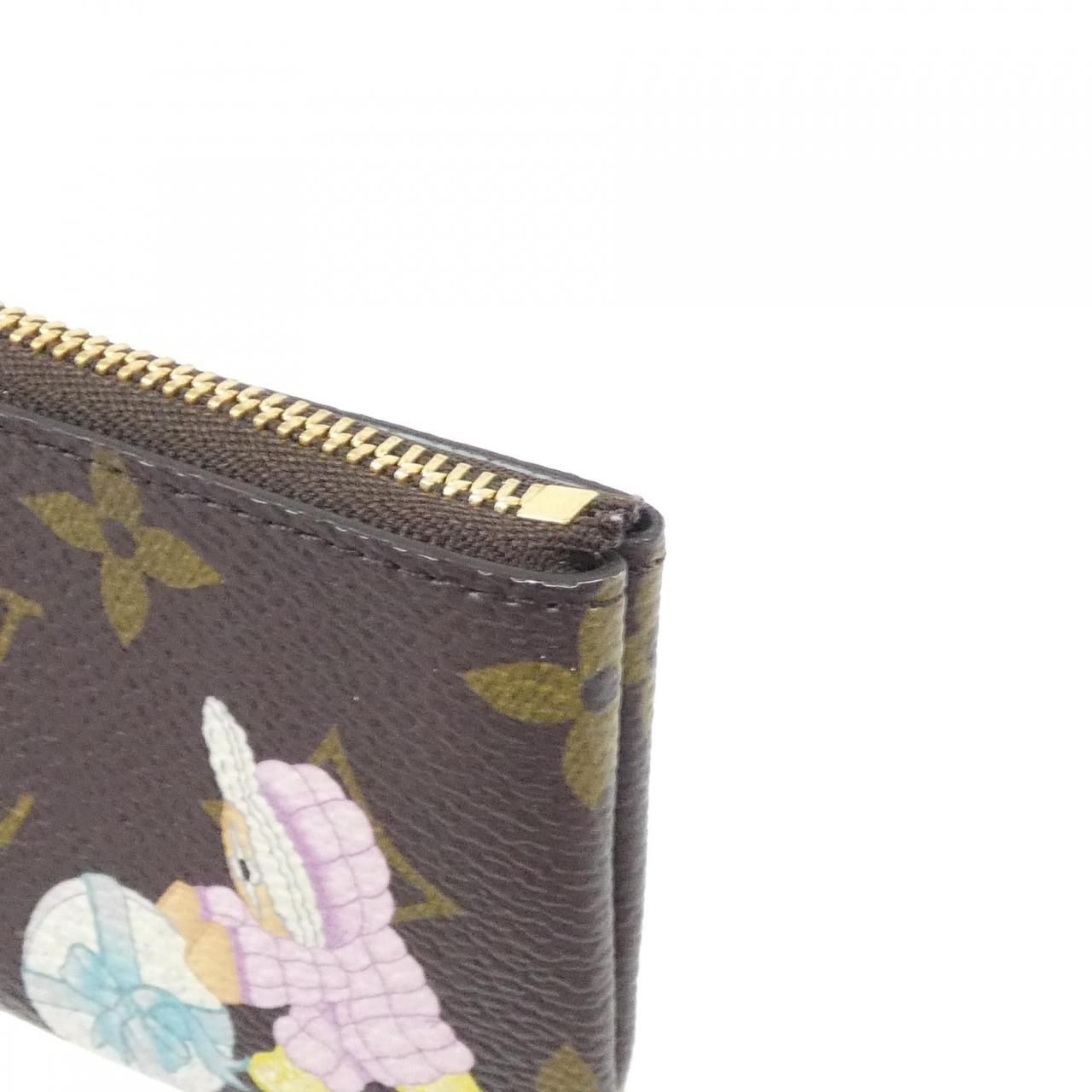 Louis Vuitton Monogram Card Key Case Pochette Cles Coin & Key Holder — view 4
