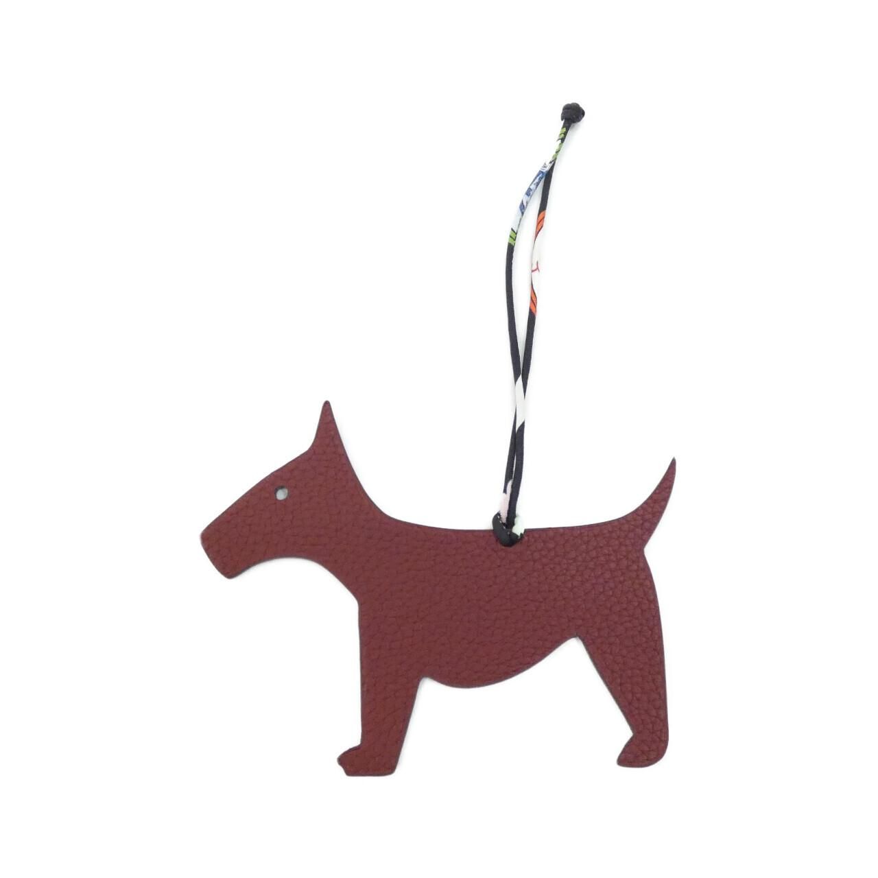 Hermes Westie Dog Bag Charm