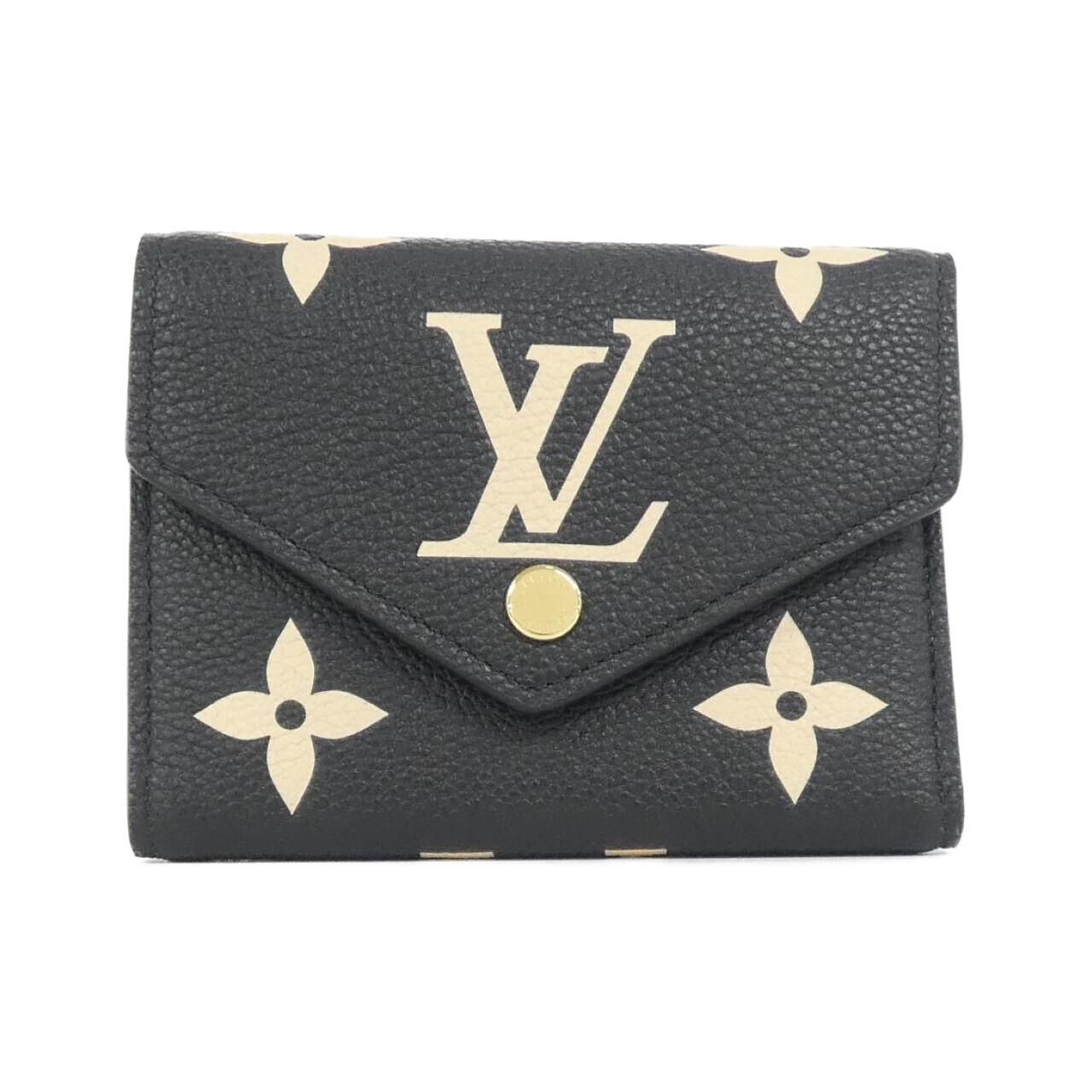 Louis Vuitton Bicolor Monogram Empreinte Portefeuille Victorine Wallet