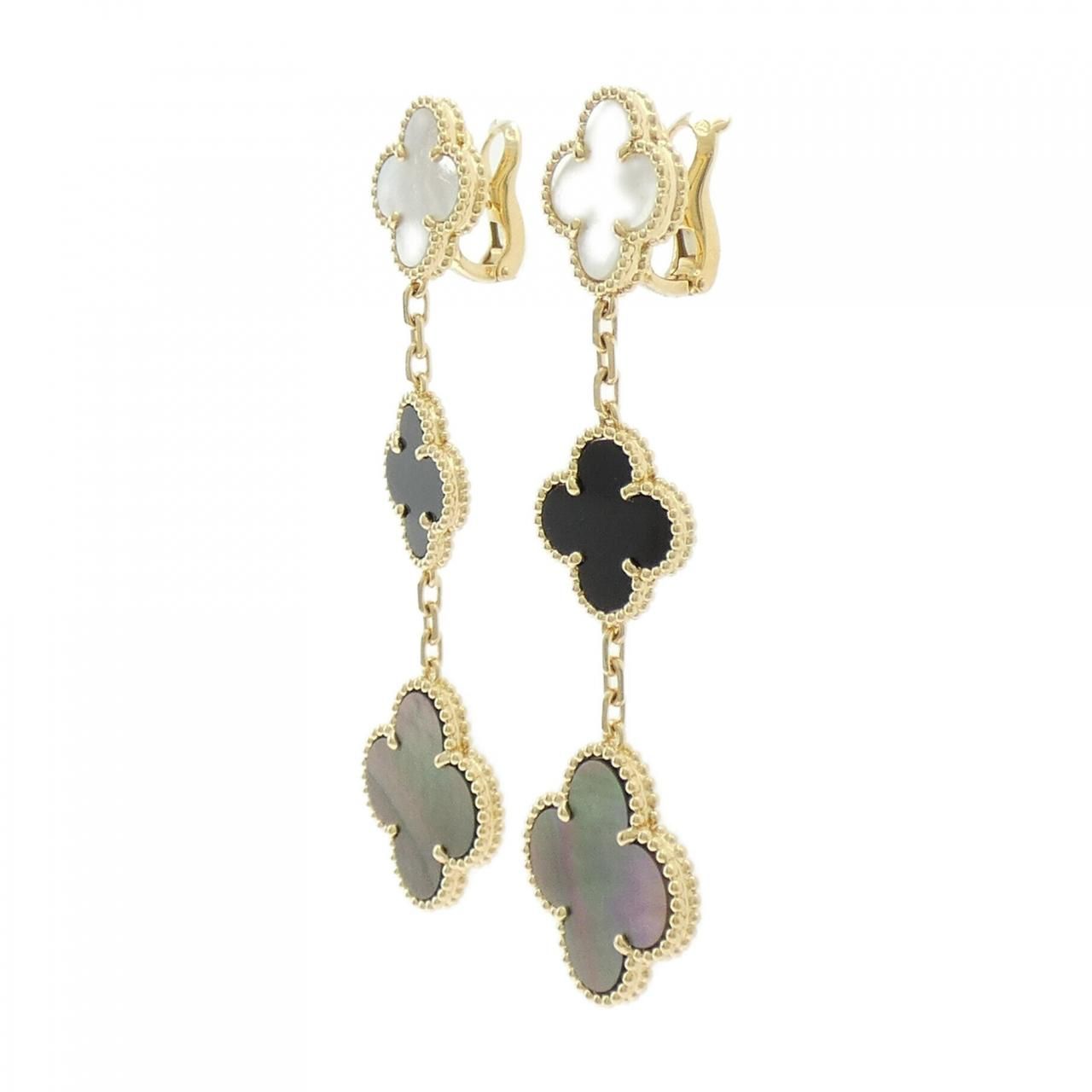 Van Cleef & Arpels Magic Alhambra 3 Motif Earrings — view 2