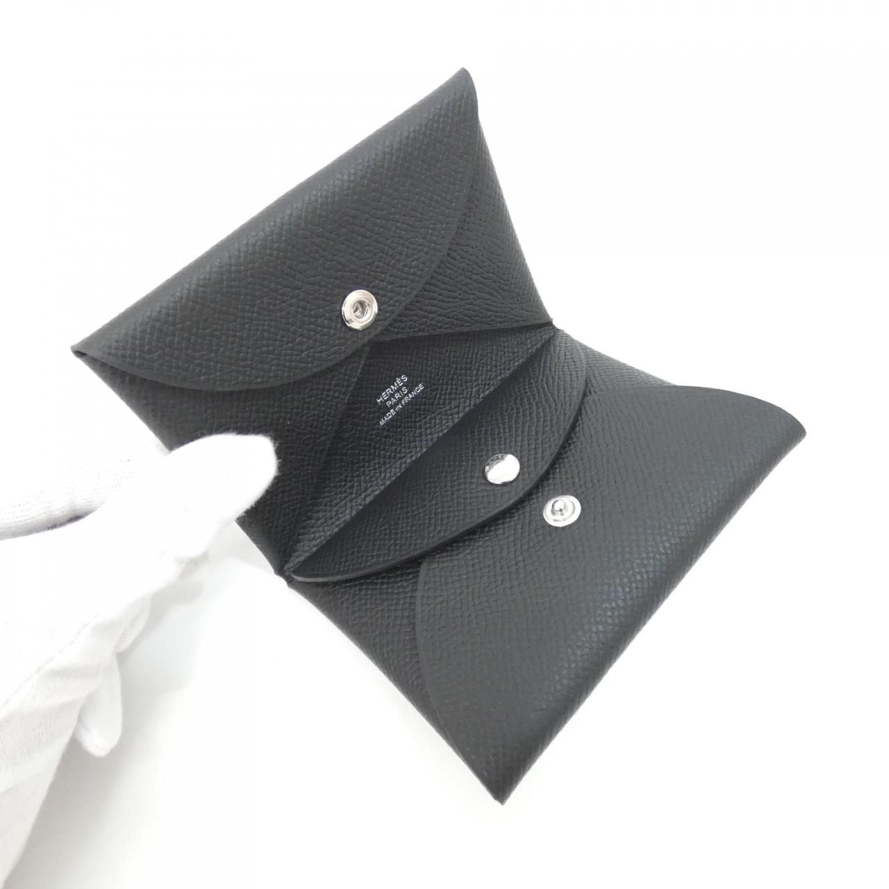 Hermes Calvi Duo Coin Case — view 2