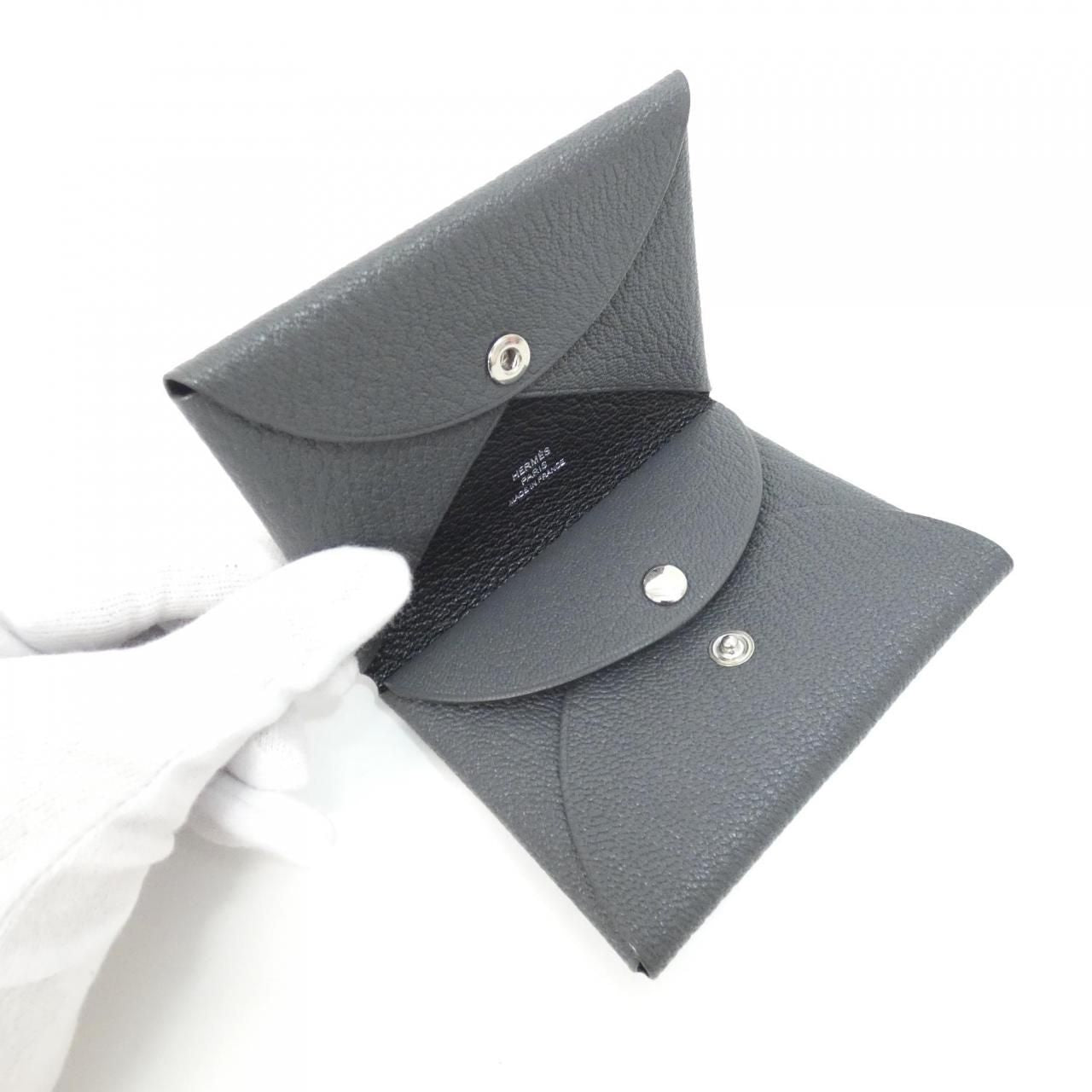 Hermes Calvi Duo Verso Coin Case — view 3